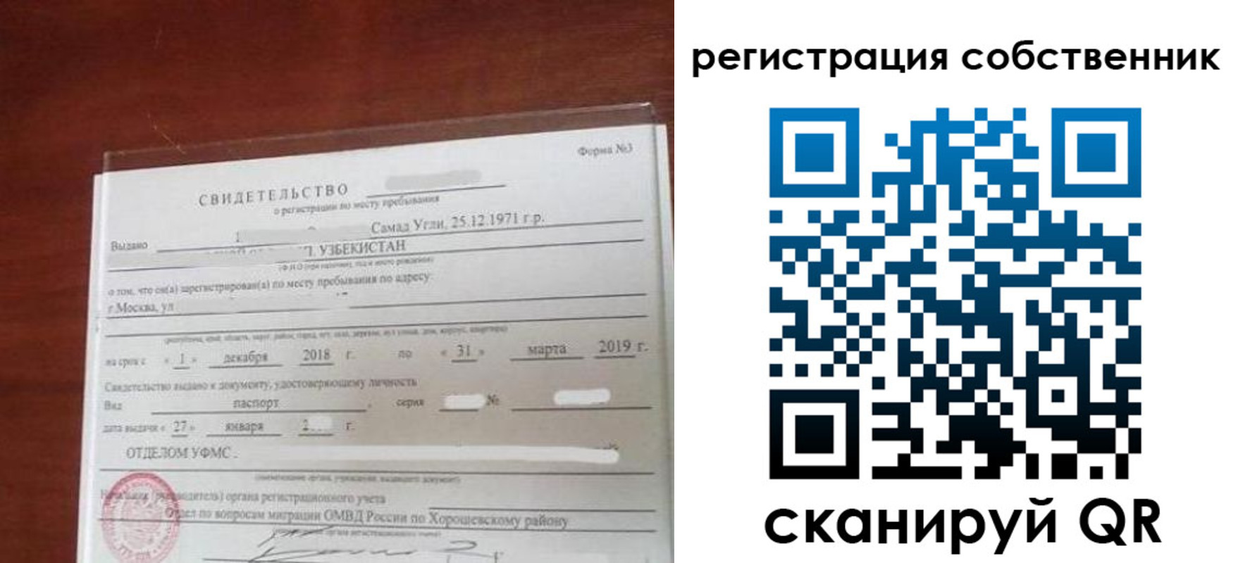 временная регистрация поиск в Курской области